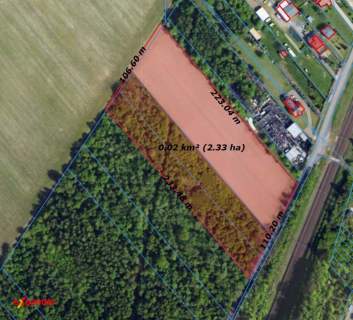 Na sprzedaż działka inwestycyjna 2,295 ha