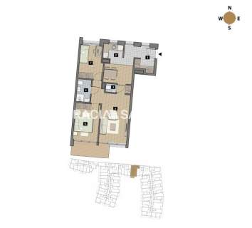 Dostępne mieszkania od 25m2 do 63m2. 