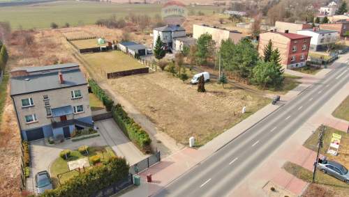 Działka budowlana z projektem domu   Dobieszowice