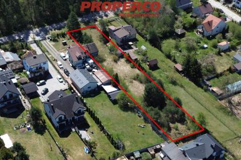 Działka z WZ pod lasem 1794m2, Biesak, Kielce