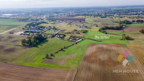 Działka inwestycyjna Olsztynek - Mierki
