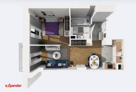 40,6m2/Balkon/Super lokalizacja.