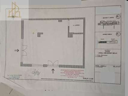 Lokal użytkowy do wynajęcia, 59,14 m2, Warszawa