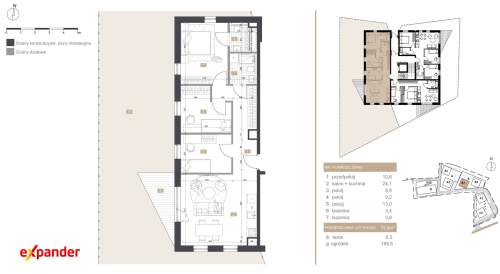 4 Pokoje 190m2 PRYWATNEGO Ogródka Potrójna Ekspozycja