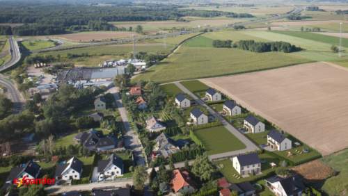 Bliźniaki z dużą działką 460 m2 Kameralna zabudowa 7 budynków