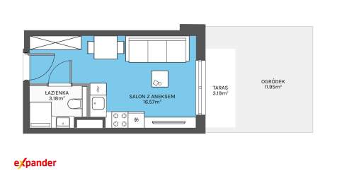 Wykończony apartament, 600m do morza, 3 baseny, siłownia, sauny,...