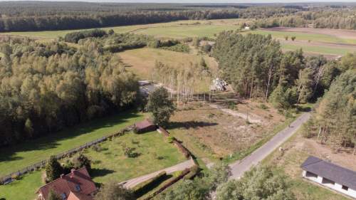 Działka budowlana z własnym stawem Kamińsko 3579m2