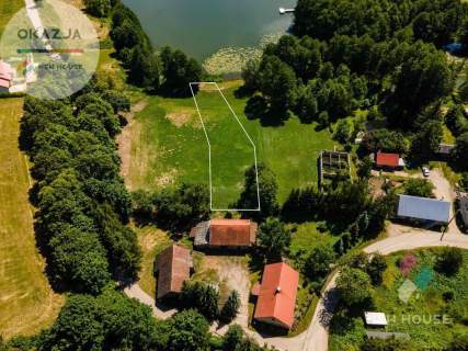 Działka budowlana z linią brzegową, Kiersztanowo
