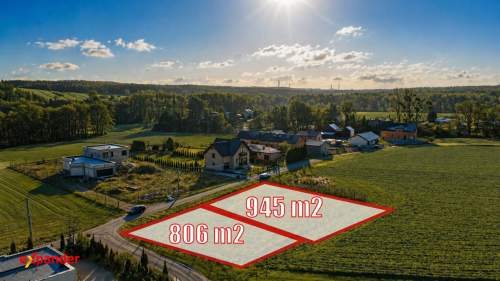 przy drodze asfaltowej/wokół pola i lasy 