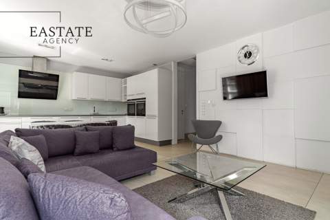 Apartament z panoramą centrum Warszawy