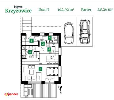 Dom w cenie mieszkania /Ogród 179 m2/ Pompa ciepła