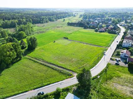 Las, asfalt, nowa zabudowa, można bliźniaka 