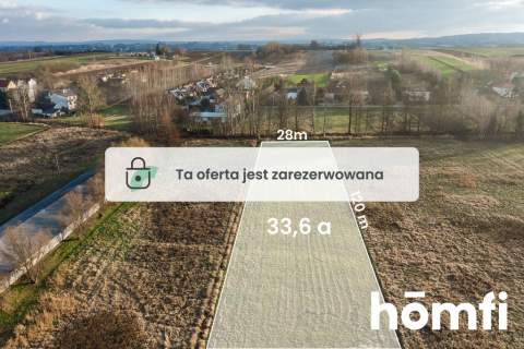 34 ar działka- idealna pod inwestycje