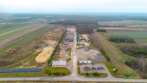 Wytwórnia Mas Bitumicznych, Baza ok. 11ha obok S19