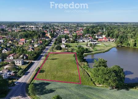 Działka budowlana 66 ar z widokiem na staw