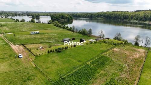 Siedliska działka z linią brzegową jeziora Sunowo