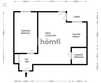 Przestronne 2 pok 52 m2 piwnica Hłaski Fabryczna