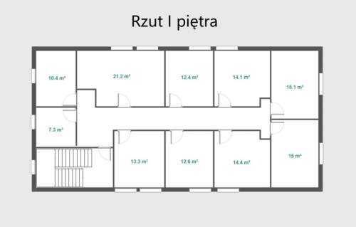 Funkcjonalny budynek pod działalość i usługi 