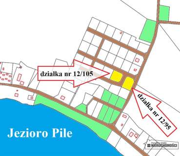 200 m OD JEZIORA PILE - DZIAŁKA BUDOWLANA - DĄBROW