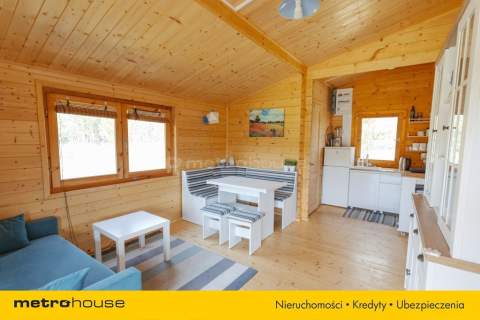 Nowy drewniany domek i 2000m2 działki budowlanej