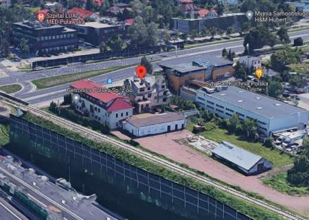 Teren inwestycyjno usługowy, MPZP, Puławska/POW