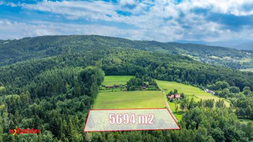 przy Lesie-na Wzgórzu-550m od Jeziora Mucharskiego