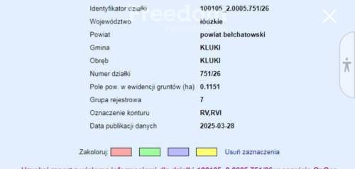Działki Kluki-Podwódka