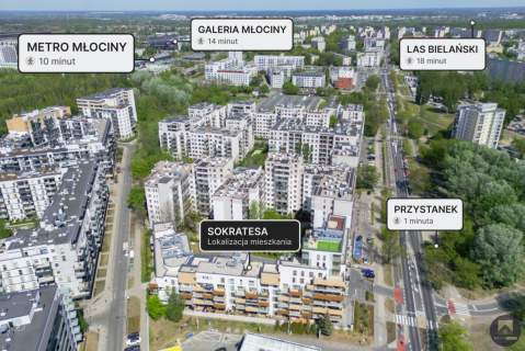 Kawalerka inwestycyjna Metro Młociny Zieleń