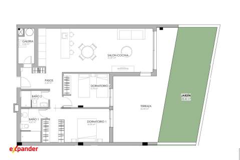 3-pokojowy apartament w Hiszpanii, ROI 8%