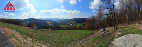 Nowoczesna stodoła z panoramicznym widokiem