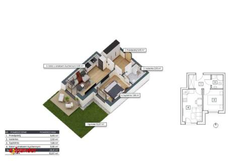 Nadmorski apartament z ogródkiem