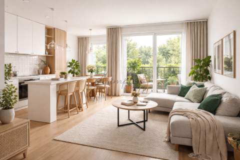 Apartament 47,12m 2 Pokoje Balkon Las