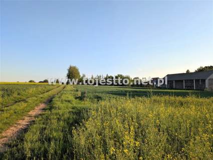GRÓDEK, działka zabudowana 1700m2, dom budynki