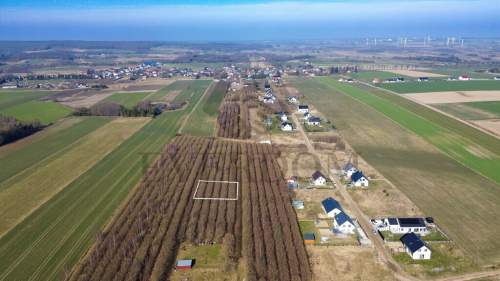 Działka w Darzlubiu 6km od Pucka media WZ 1040 m2