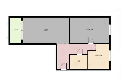 Os. Antoniuk 2 pokoje 41 m2 parter, blisko centrum