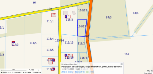 MARIAMPOL - działka budowlana 1100 m2.