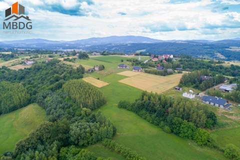 Zbydniów - widokowe, budowlane 82 ary, gm. Łapanów