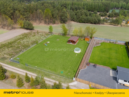 Nowy drewniany domek i 2000m2 działki budowlanej
