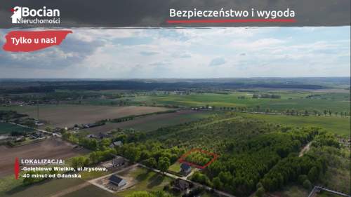 Malownicza działka z dobrym dojazdem do Trójmiasta