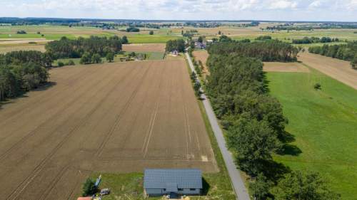 Działka Zborowskie GAZ Kanalizacja woda blisko las
