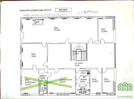700m2 nowoczesny biurowiec Brzoza 10km Bydgoszcz