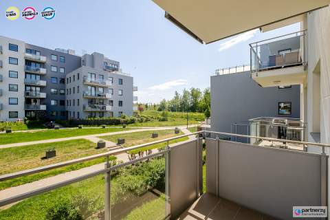 2 pokoje, Lawendowe Wzgórze, balkon 