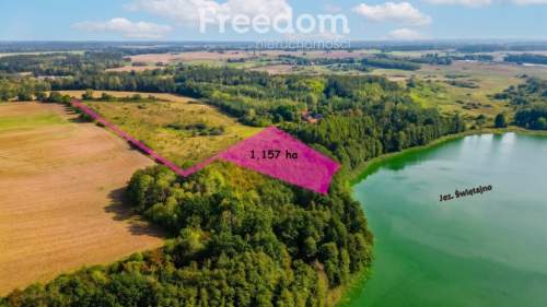 Urokliwa działka nad Jeziorem w Mokinach