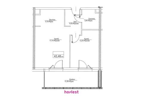 Apartament z balkonem ul. Okrzei