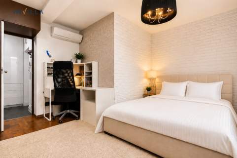 Penthouse na dachu z tarasem w sercu Powiśla