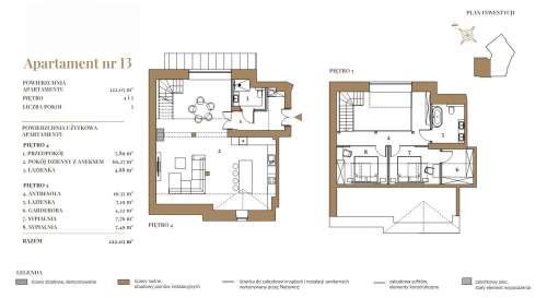 DWUPOZIOMOWY APARTAMENT - UL. WENECJA - 122,05 M2