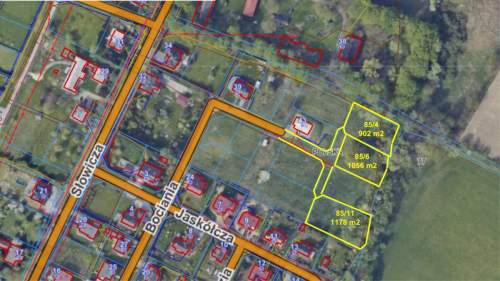 Cieszyn - Mnisztwo 4 działki budowlane