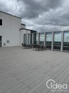 Apartament w Hanza Tower z widokiem.