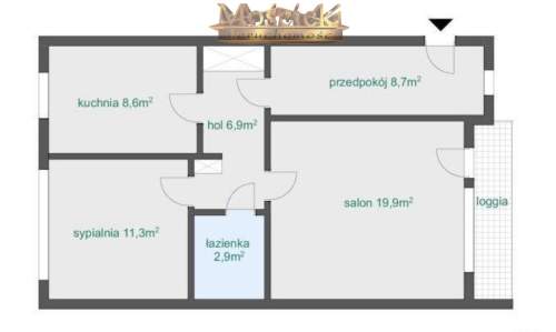 Sprzedaż 59m2 Bemowo 2 pok z balkonem blisko metra