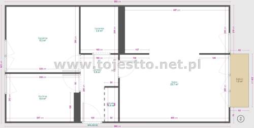Mieszkanie na sprzedaż, 45,41 m2, Hrubieszów